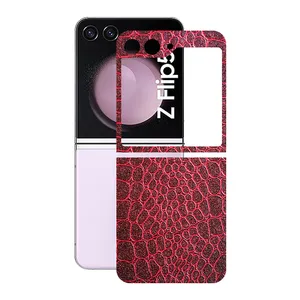 Remax cover sticker Leth model snakeskin design suitable for Samsung Galaxy Z Flip5 mobile phone