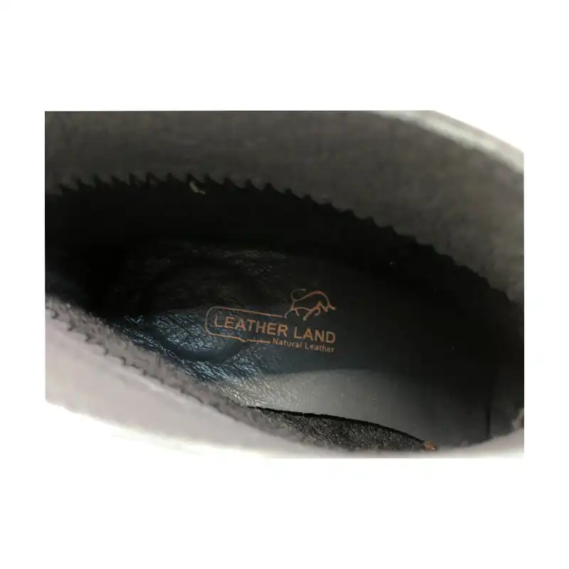 نیم بوت زنانه سرزمین چرم مدل 5262 رنگ زرشکی