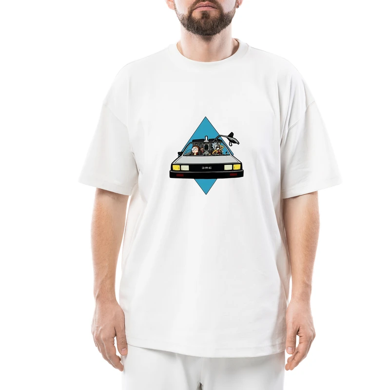 تی‌شرت آستین کوتاه مردانه مدل ریک و مورتی کد 77754