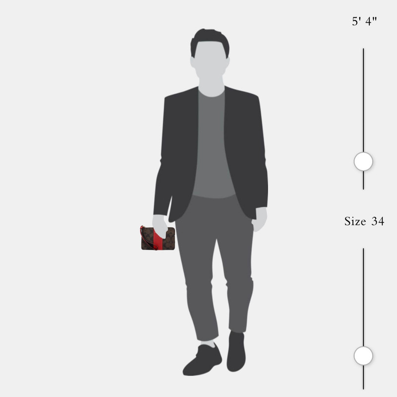 کیف پول کوچ مدل CORNER ZIP