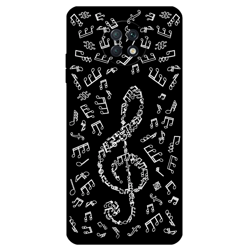 کاور مگافون طرح نوت موسیقی مدل 1370 مناسب برای گوشی موبایل شیائومی Redmi Note 9 5G 