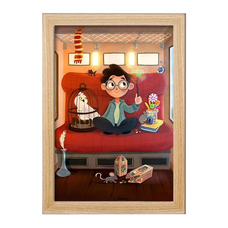 تابلو خندالو مدل هری پاتر (Harry Potter) کد F8627