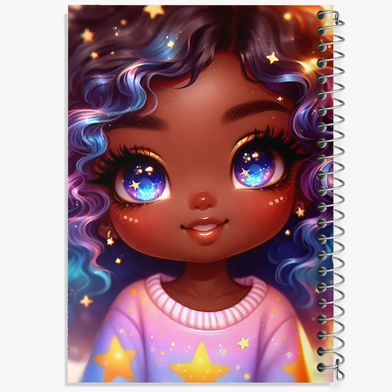 دفتر مشق 100 برگ خندالو طرح دخترانه کیوت کد F6060