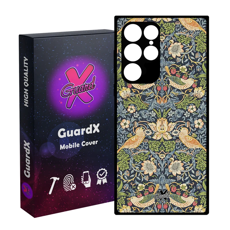 کاور گارد ایکس طرح سنتی مدل Glass10258 مناسب برای گوشی موبایل سامسونگ Galaxy S23 Ultra
