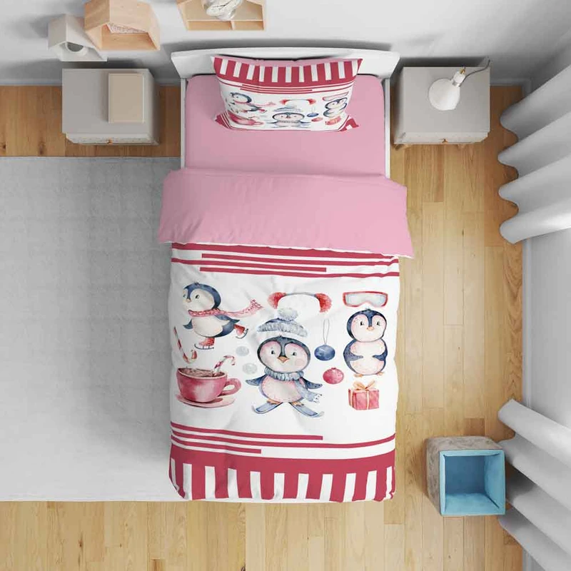 سرویس روتختی نوپه هوم مدل پنگوئن T5984 یک نفره 5 تکه