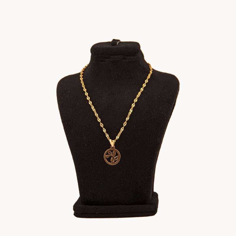 گردنبند طلا 18 عیار دخترانه رستا گالری مدل DF59896 گردنبند طلا 18 عیار دخترانه رستا گالری مدل DF59896