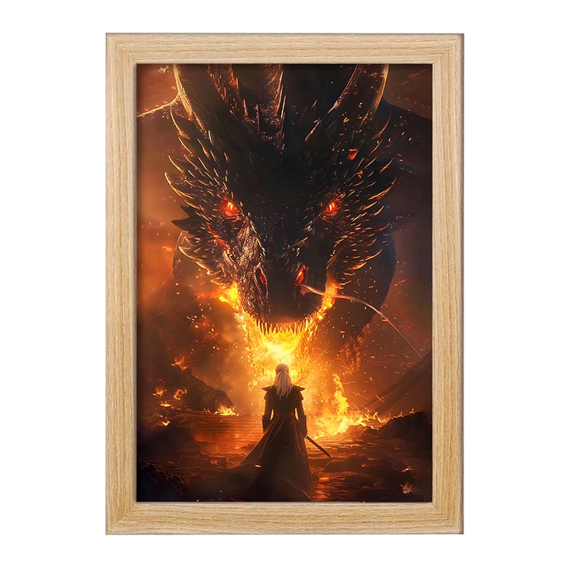 تابلو خندالو مدل خاندان اژدها (House of the Dragon) کد F10156