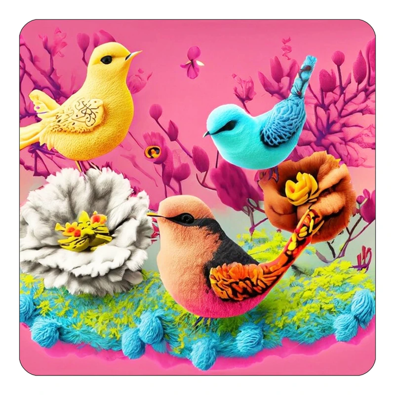 مگنت کاکتی طرح حیوانات رنگی مدل mp27104