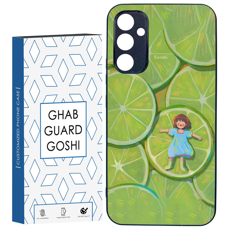 کاور قاب گارد گوشی طرح دختر لیمویی کد TPU-258 مناسب برای گوشی موبایل سامسونگ Galaxy A34