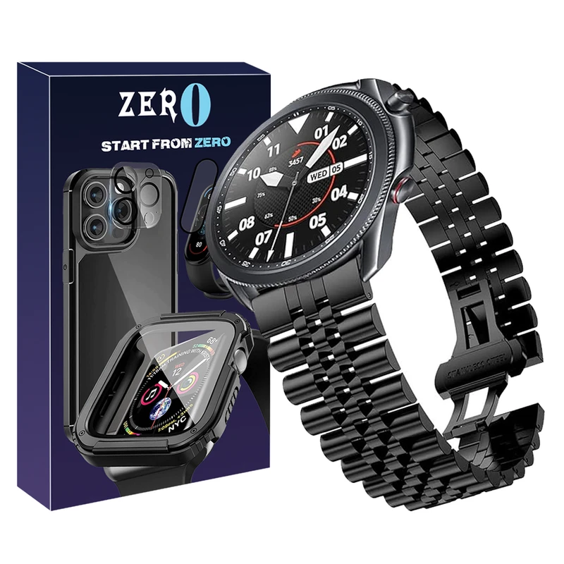 بند زیرو مدل 5Row ZR مناسب برای ساعت هوشمند سامسونگ Galaxy Watch 3 41mm / Galaxy Watch 42mm / Gear Sport / S2 Classic
