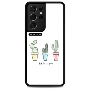 AKAM AMCWSGS21U-CACTUS7 Cover For Samsung Galaxy S21 Ultra