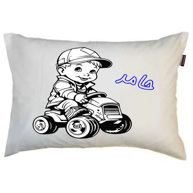 بالش ناریکو مدل کودک طرح پسرانه اسم حامد کد 0433