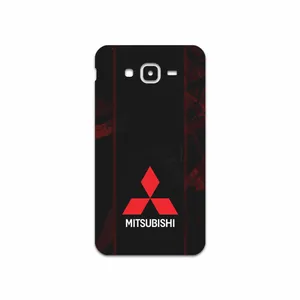 MAHOOT Mitsubishi Motor Cover Sticker for Samsung Galaxy J7 Core