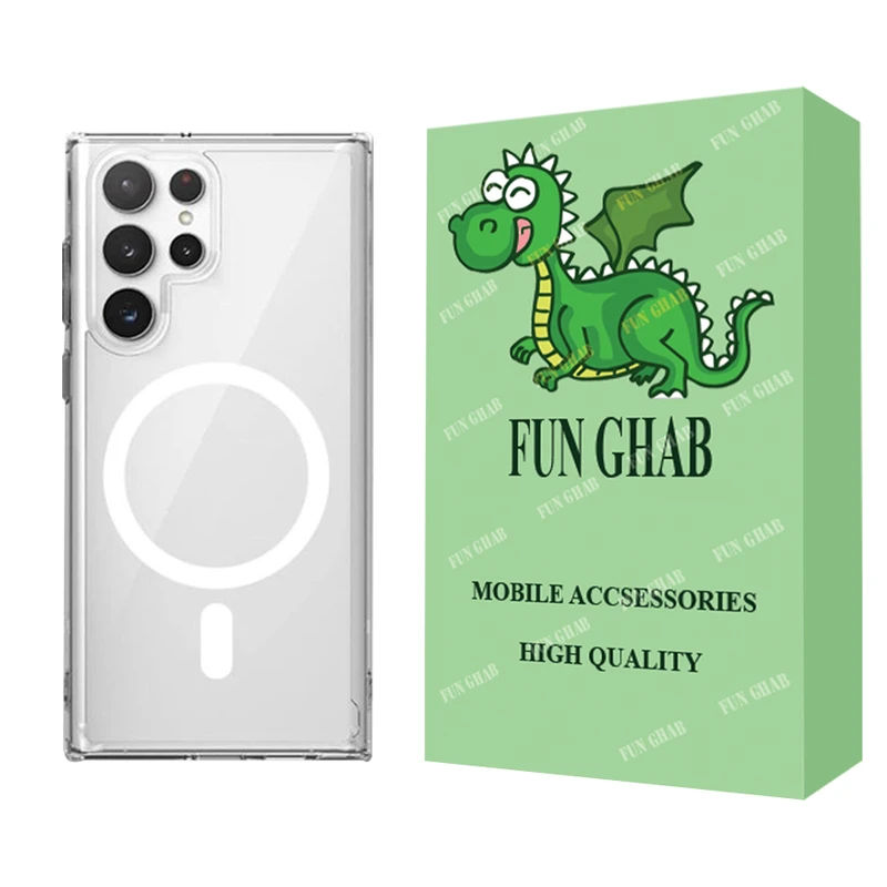 کاور فان قاب مدل مگ سیف مناسب برای گوشی موبایل سامسونگ Galaxy S25 Ultra