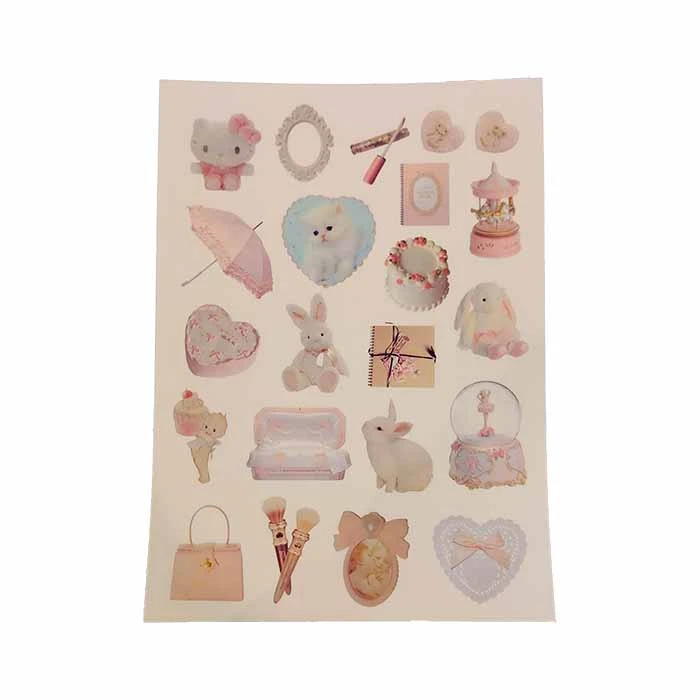 برچسب راحیل سها مدل پینترستی وینتیج صورتی سافت کد 1