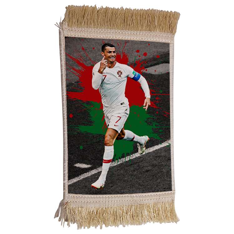 فرش ماشینی دیوارکوب مدل رونالدو کد 496