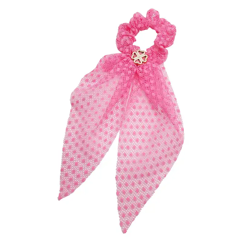 کش مو زنانه مدل خالدار طرح دنباله دار کد 750-6SHB