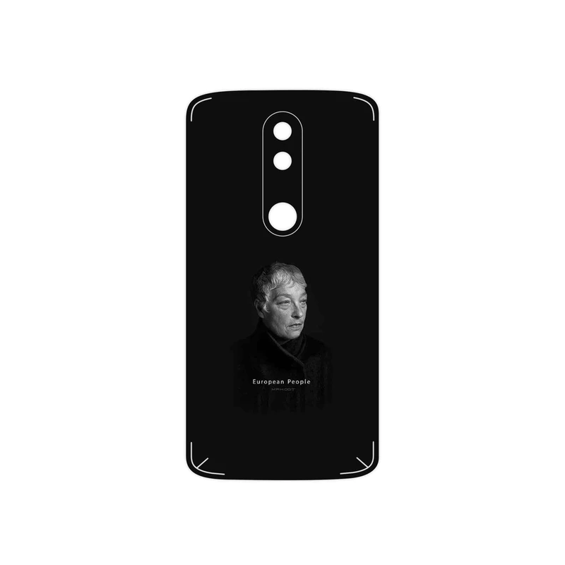 برچسب پوششی ماهوت مدل Portrait of a European Woman مناسب برای گوشی موبایل موتورولا Moto X Force
