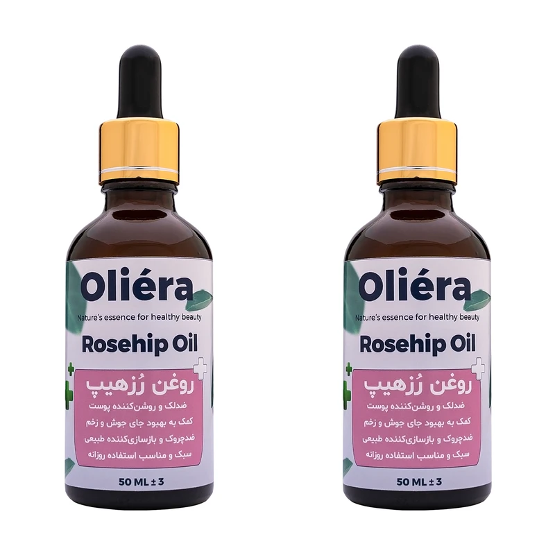 روغن رزهیپ اُلیئرا مدل A حجم 100 میل لیتر بسته 2 عددی