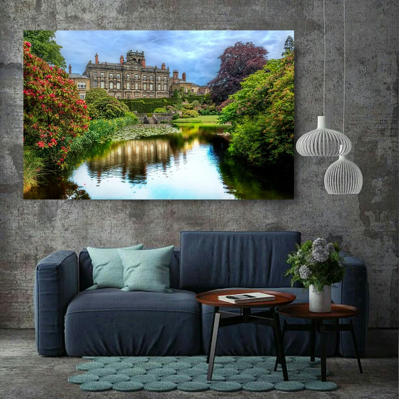 پوستر پارچه ای طرح طبیعت کلاسیک کد AR18990