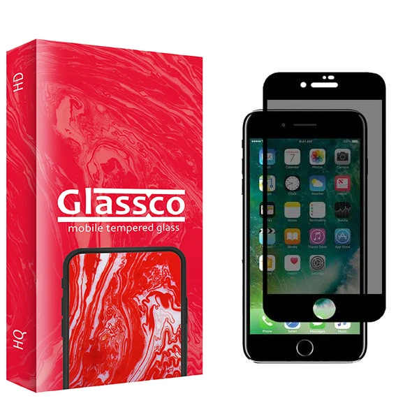 محافظ صفحه نمایش حریم شخصی گلس کو مدل Co2 مناسب برای گوشی موبایل اپل iPhone 8 Plus