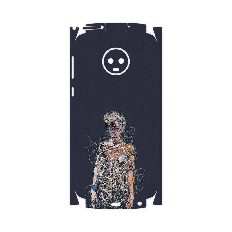 برچسب پوششی ماهوت مدل Strings Digital Art 1-FullSkin مناسب برای گوشی موبایل موتورولا Moto G6