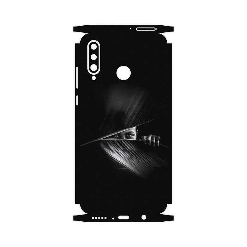 برچسب پوششی ماهوت مدل Black Portrait-FullSkin مناسب برای گوشی موبایل هوآوی P30 Lite (48 MP Camera)