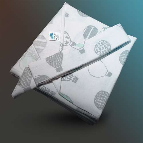 قنداق نوزادی اسلیپ ایکو مدل Swaddle کد SWBLN به همراه هدبند
