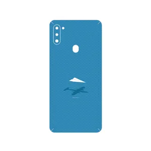 MAHOOT Minimal Paper Airplane Cover Sticker for Samsung Galaxy M11