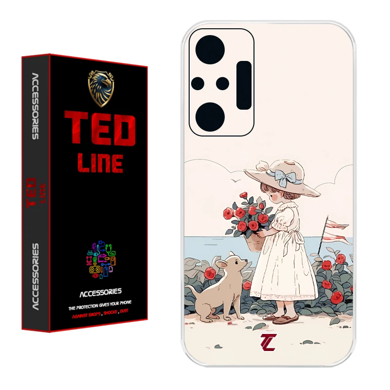 کاور تدلاین طرح دختر کد 1208 مناسب برای گوشی موبایل شیائومی Redmi Note 10 Pro / Note 10 Pro Max
