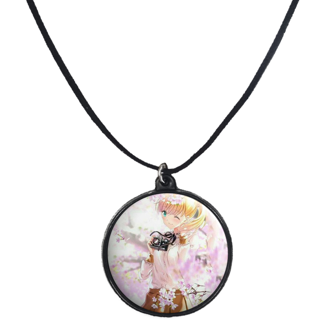 گردنبند پرمانه طرح عکاس کد pmb.5178 مدل دو طرفه