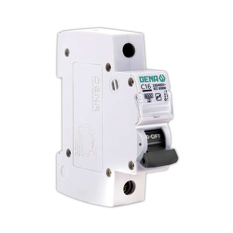 فیوز مینیاتوری تک فاز 16 آمپر دنا الکتریک ایرانیان مدل C16-6KA