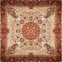 رومیزی ترمه نگین خاتم یزد طرح افشاری کد LMZR