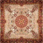 رومیزی ترمه نگین خاتم یزد طرح افشاری کد LMZR