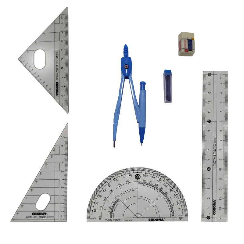 ست پرگار کرونا مدل AH 616 مجموعه 6 عددی ست پرگار کرونا مدل AH 616 مجموعه 6 عددی