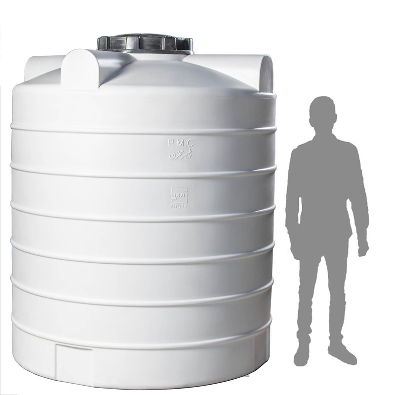 مخزن آب عمودی 3000 لیتر پلیمر مخزن
مدل PM 3000 V L F