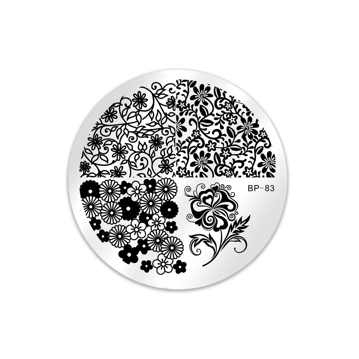 شابلون طراحی ناخن برن پرتی مدل BP-083