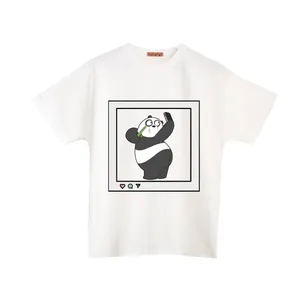 تی شرت آستین کوتاه زنانه مدل خرس اینستا رنگ سفید