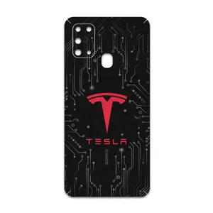 MAHOOT TESLA-Motors Cover Sticker for Samsung Galaxy M31