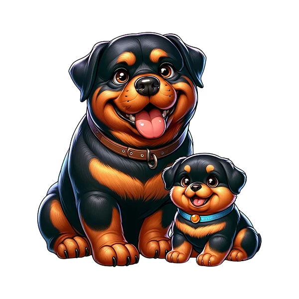 استیکر پارچه و لباس پاد آفرین طرح سگ کد 1398