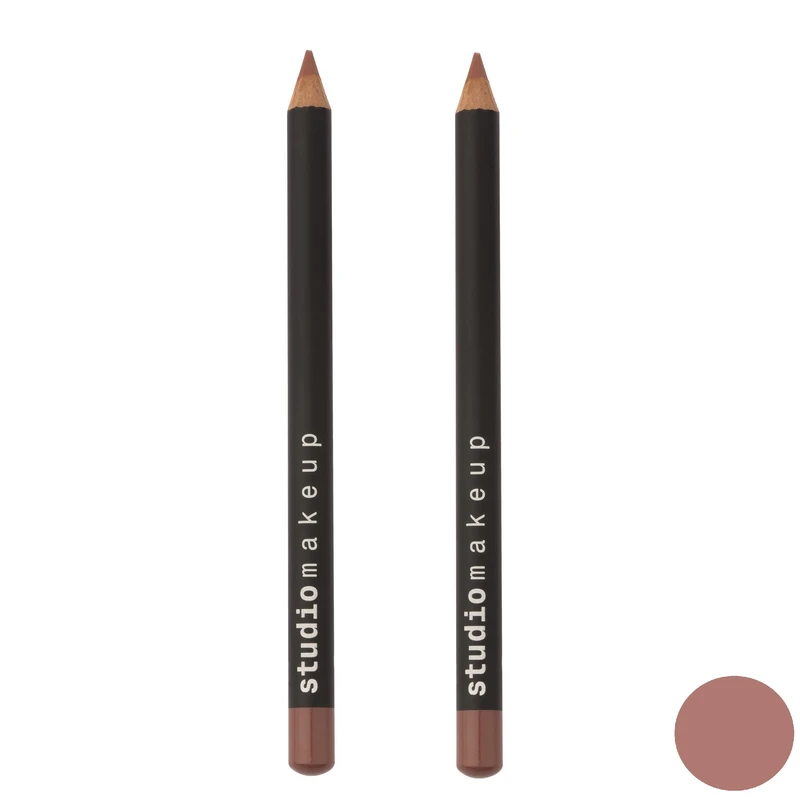 مداد لب استودیو میکاپ مدل SLL شماره 07 مجموعه 2 عددی