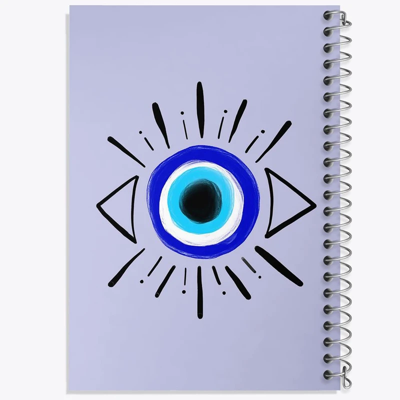 دفتر نقاشی 50 برگ خندالو مدل چشم نظر کد 22016