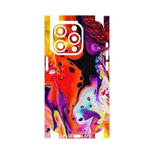 MAHOOT Abstract Oil Art-FullSkin Cover Sticker for Apple iPhone 15 Pro