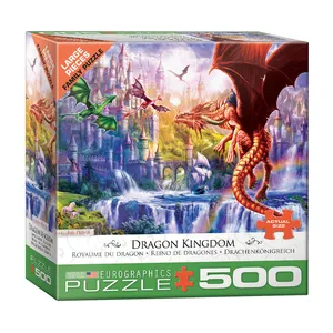 پازل 500 تکه یوروگرافیکس پازلز مدل Dragon Kingdom كد 5362-6500