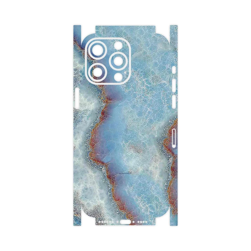 برچسب پوششی ماهوت مدل Blue_Ocean_Marble-FullSkin مناسب برای گوشی موبایل اپل iPhone 15 Pro Max