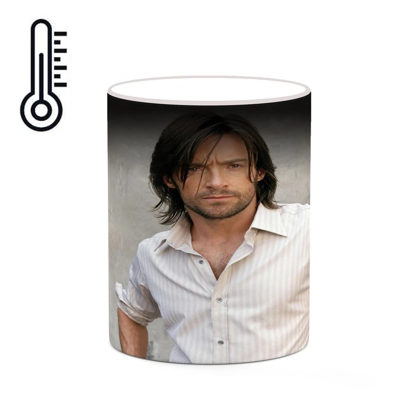 ماگ حرارتی کاکتی طرح هیو جکمن Hugh Jackman مدل mgh26103
