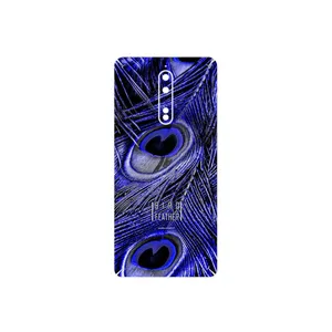MAHOOT Purple Feather Cover Sticker for Nokia 8