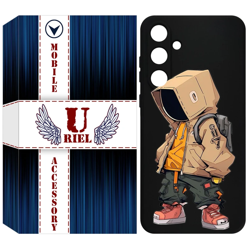کاور یوریل قاب مدل KSH کد 39 طرح پسر مناسب برای گوشی موبایل سامسونگ Galaxy S24 FE