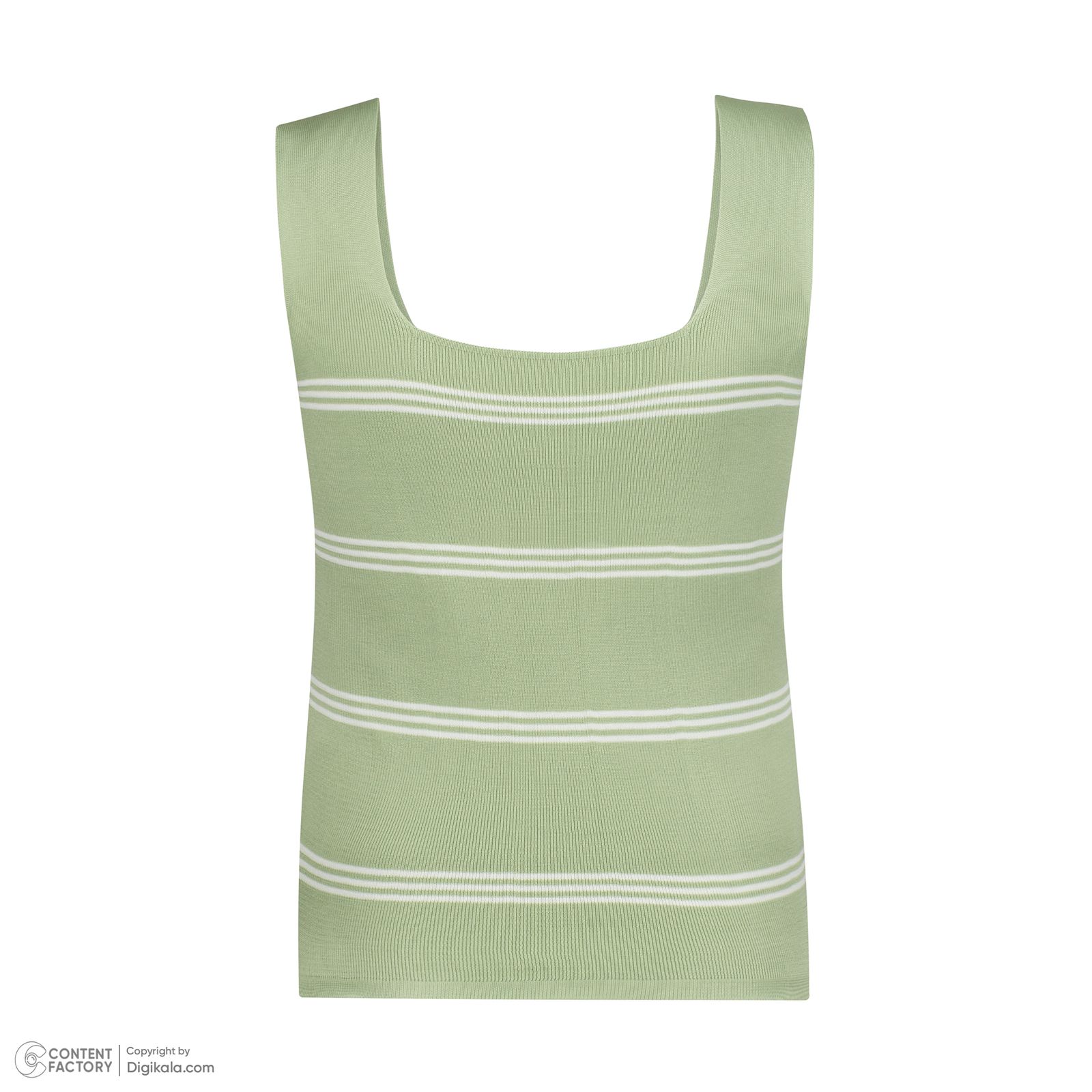 تاپ بافت زنانه نیزل مدل 208 رنگ سبز -  - 3