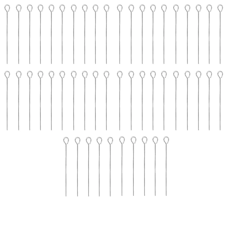 میخ گوشواره ملورین هنر طرح P کد SIL بسته 50 عددی